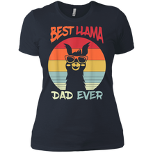 Load image into Gallery viewer, Retro Vintage Best Llama Dad Ever Father's Day Gift Ladies' Boyfriend