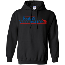Load image into Gallery viewer, Ronald Reagan Velociraptor 2020 presidential election shirt Hoodie