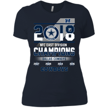 Load image into Gallery viewer, Dallas Cowboys 2018 NFC East Division Champions shirt Ladies' Boyfriend