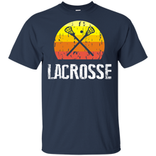 Load image into Gallery viewer, Retro Style Lacrosse Silhouette t shirt