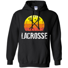 Load image into Gallery viewer, Retro Style Lacrosse Silhouette Hoodie