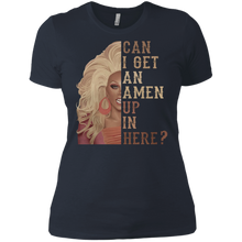 Load image into Gallery viewer, RuPaul Andre Charles Can I Get An Amen Up In Here shirt Ladies' Boyfriend