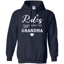 Load image into Gallery viewer, Rules Don't Apply To Grandma Hoodie