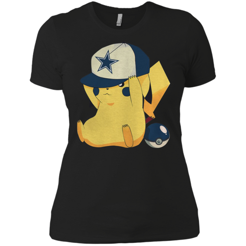 Dallas Cowboys Pikachu Pokemon t shirt Ladies' Boyfriend