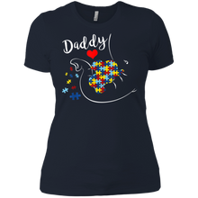 Load image into Gallery viewer, Daddy Elephant Autism Awareness Daddy Autism Ladies&#39; Boyfriend