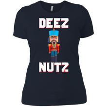 Load image into Gallery viewer, Deez Nuts Nutcracker Holiday Christmas Funny shirt Ladies' Boyfriend