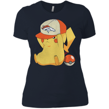 Load image into Gallery viewer, Denver Broncos Pikachu Pokemon t shirt Ladies' Boyfriend