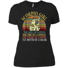 Load image into Gallery viewer, Scorpio Girl Zodiac Shirt October November Ladies' Boyfriend
