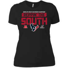 Load image into Gallery viewer, Reppin' The South Houston Texans Champions Division 2018 Football shirt Ladies' Boyfriend
