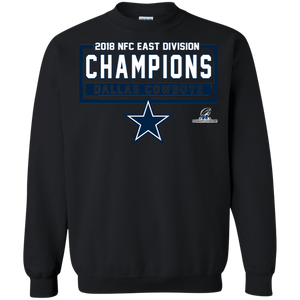 Dallas Cowboys Champions NFC East Division 2018 shirt Sweatshirt