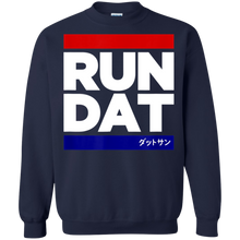 Load image into Gallery viewer, RUN DAT shirt for Datsun's DMC racer Sweatshirt