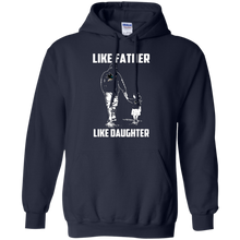 Load image into Gallery viewer, San Jose Sharks Father Like Daughter t shirt Hoodie