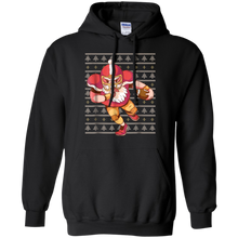 Load image into Gallery viewer, Santa Football Graphic shirt Hoodie
