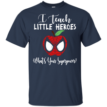 Load image into Gallery viewer, Deadpool apple I teach little heroes shirt t shirt