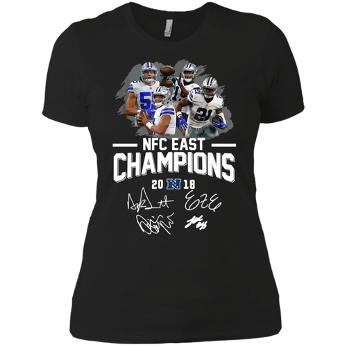 Dallas Cowboys Champions NFC East Division 2018 Football shirt Ladies' Boyfriend