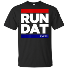 Load image into Gallery viewer, RUN DAT shirt for Datsun's DMC racer t shirt