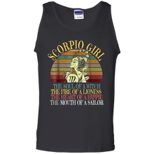 Load image into Gallery viewer, Scorpio Girl Zodiac Shirt October November Tank Top