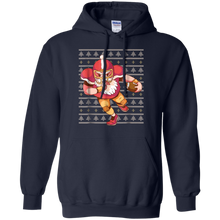 Load image into Gallery viewer, Santa Football Graphic shirt Hoodie
