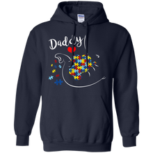 Load image into Gallery viewer, Daddy Elephant Autism Awareness Daddy Autism Hoodie