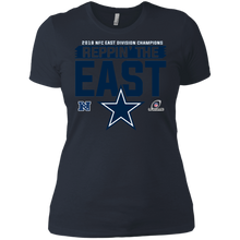 Load image into Gallery viewer, Dallas Cowboys Champions  2018 NFC East - Reppin the East shirt Ladies' Boyfriend