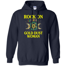 Load image into Gallery viewer, Rock On Gold Dust Woman shirt Hoodie