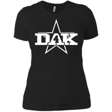Load image into Gallery viewer, Dallas Cowboys shirt Dak Prescott Jersey t shirt Ladies' Boyfriend