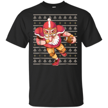 Load image into Gallery viewer, Santa Football Graphic shirt t shirt