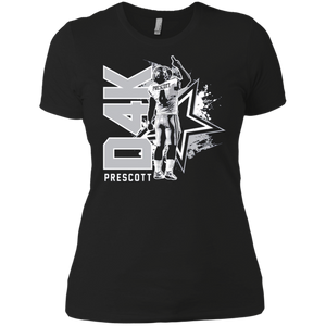 Dak Prescott 4 Dallas Cowboys t shirt Ladies' Boyfriend