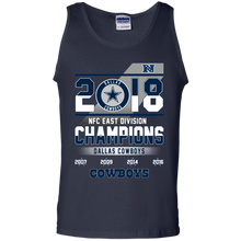 Load image into Gallery viewer, Dallas Cowboys 2018 NFC East Division Champions shirt Tank Top